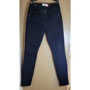 CAbi Women's Skinny Jeans Size 4 Black Stretch Mid Rise #3941